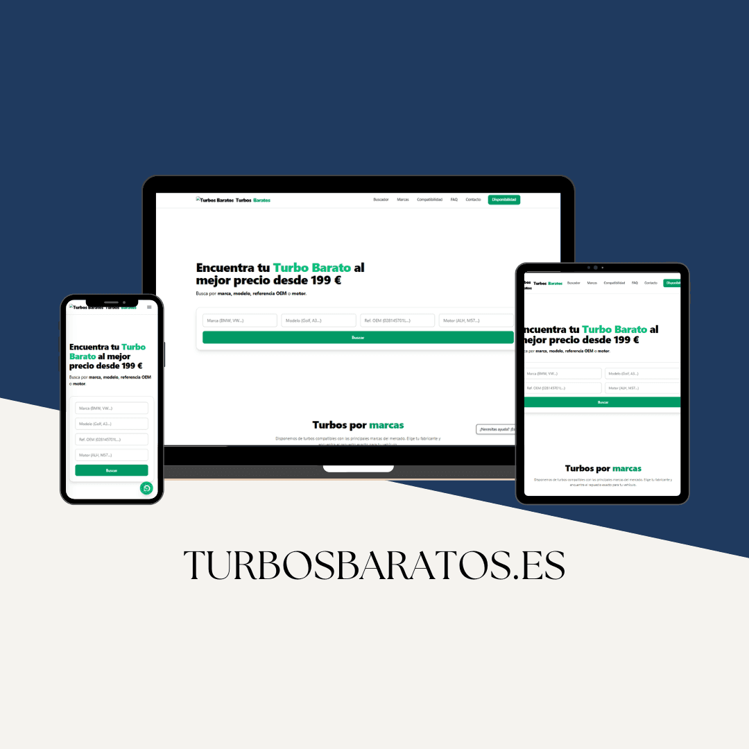 Captura del proyecto turbosbaratos.es